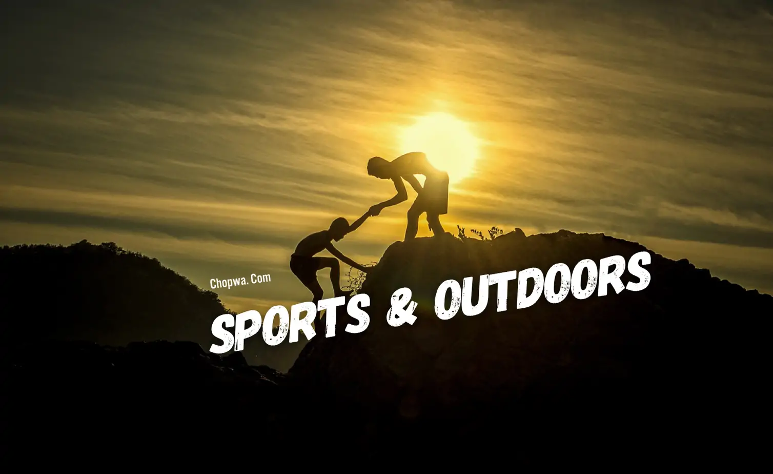 Sports and outdoors. On your marks! Go! Time to build up some condition and rake some fresn air
