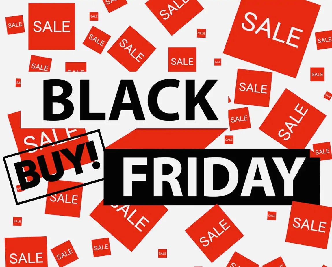 black friday history. Discount day after thanksgiving. One-day sale bonanza for big and small