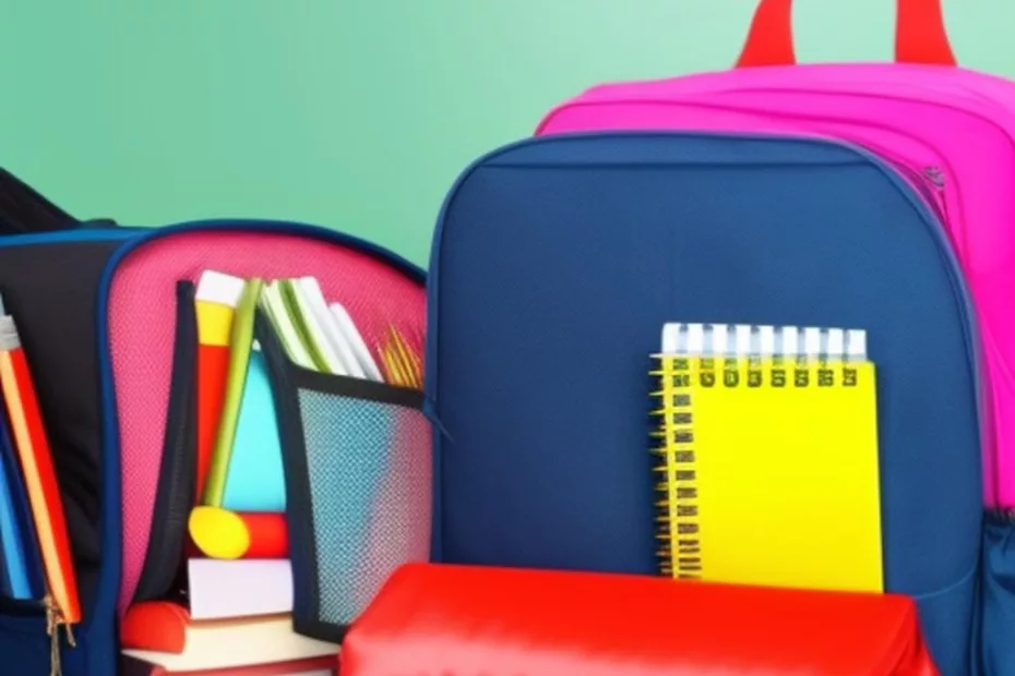 A good school bag and best practice when using them